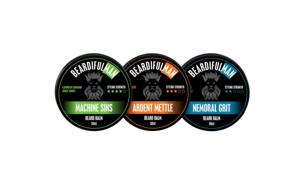 Get all three beard balms in the Beardifulman M.A.N range together in one package deal