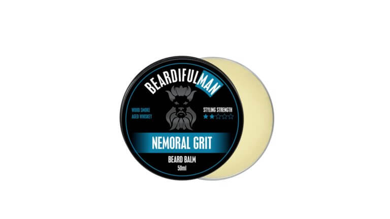 Nemoral Grit premium quality beard balm from Beardifulman
