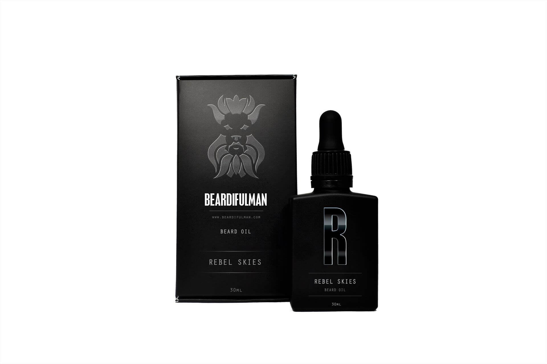 Rebel Skies Beard Oil - Premium beard care oil from Beardifulman