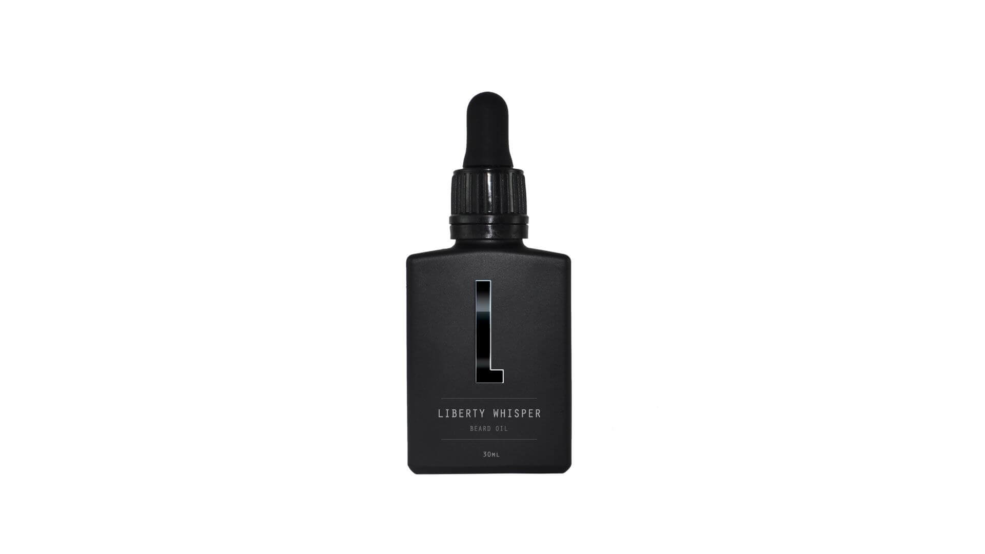 Single bottle of Liberty Whisper Beard Oil - Premium beard care oil from Beardifulman
